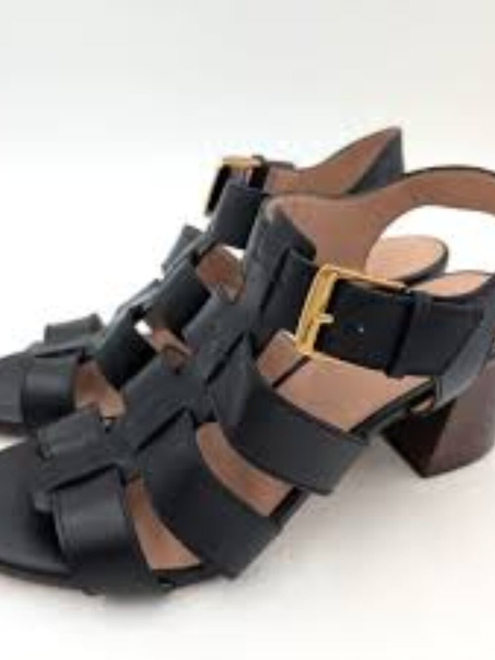 Cole Haan Josie Fisherman Sandals | Black Leather | Size 11 - HS0428